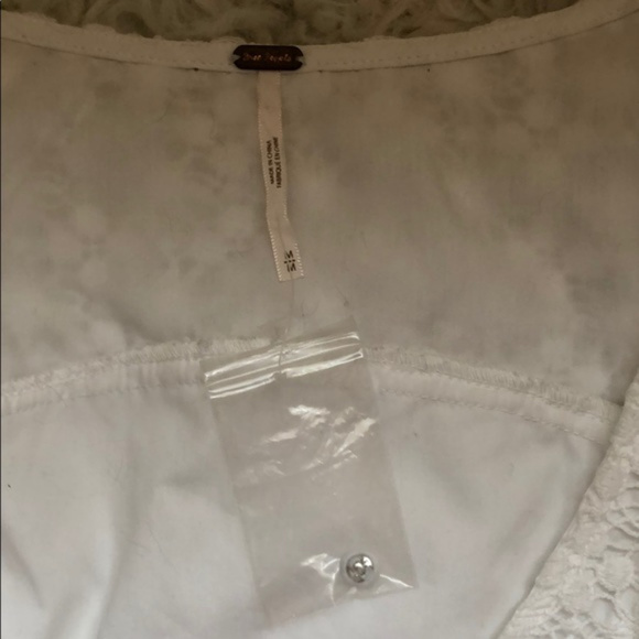 🌈Free People PRISCILLA WHITE CROCHET DRESS 🎉HOST PICK🥳 NWT - Picture 5 of 8